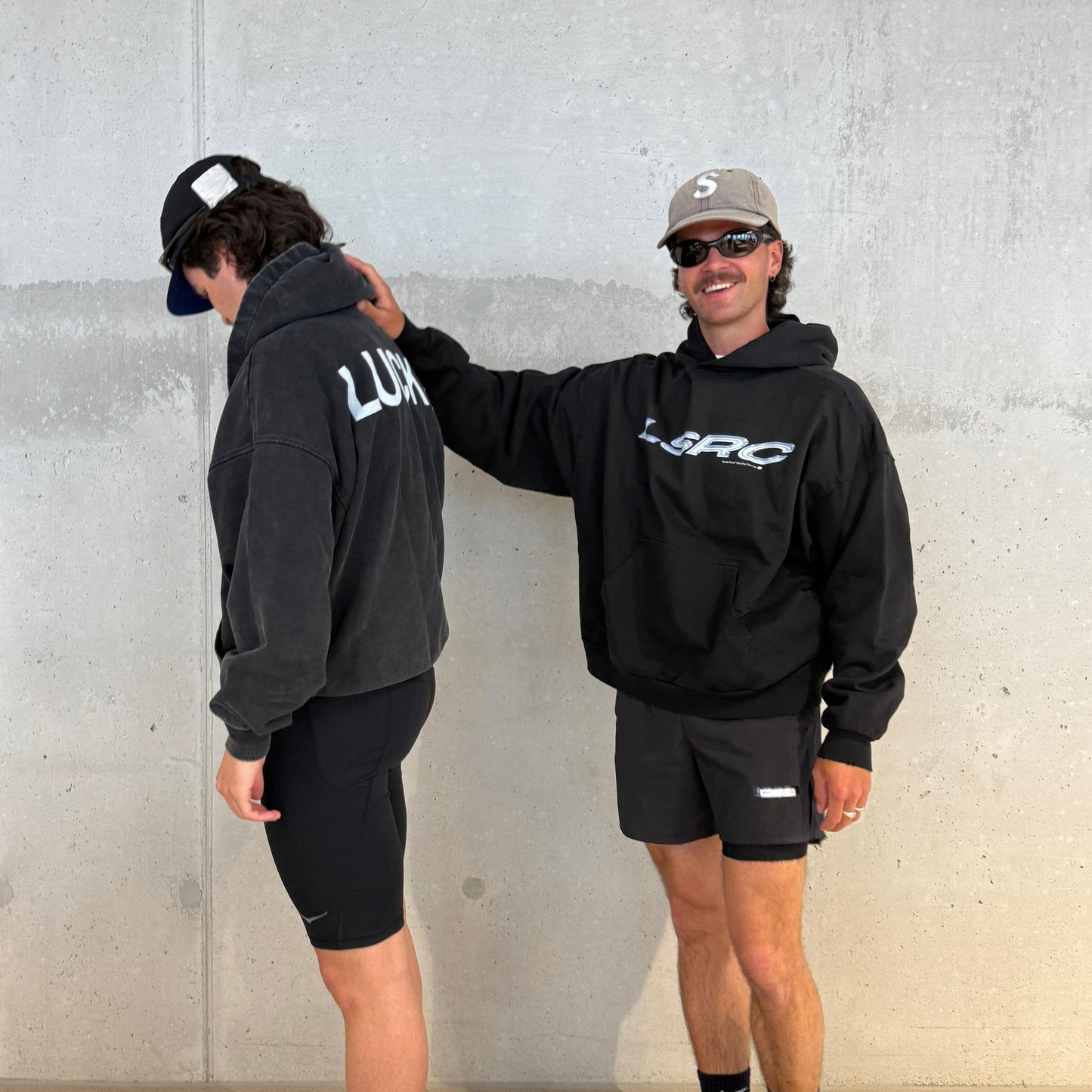 Lucky Zip — Washed Black