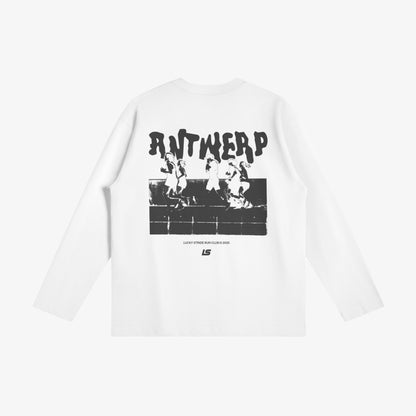 Antwerp Crew Longsleeve — White