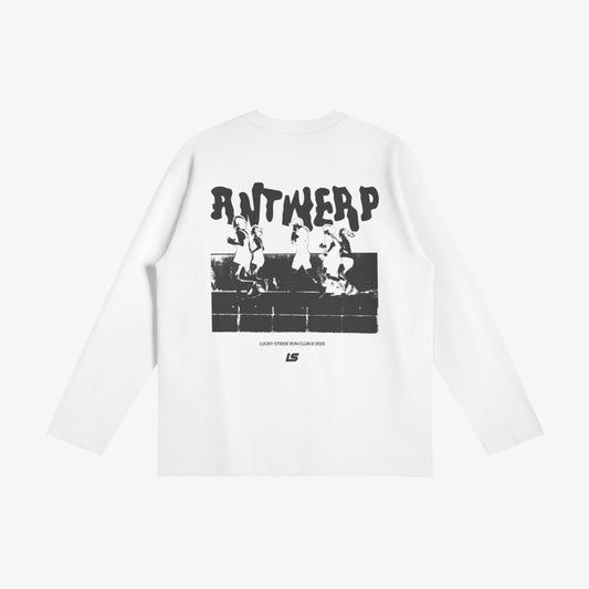 Antwerp Crew Longsleeve — White