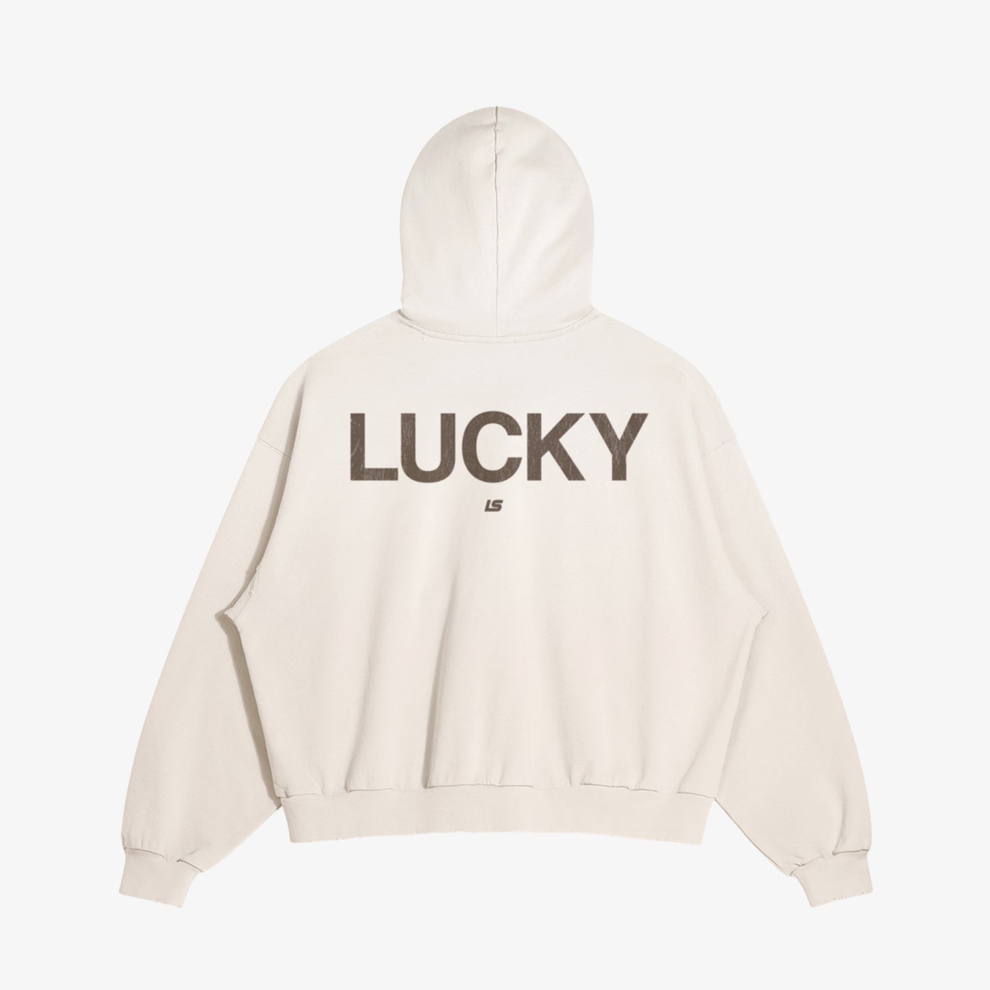 Lucky You Hoodie — Faded Cream