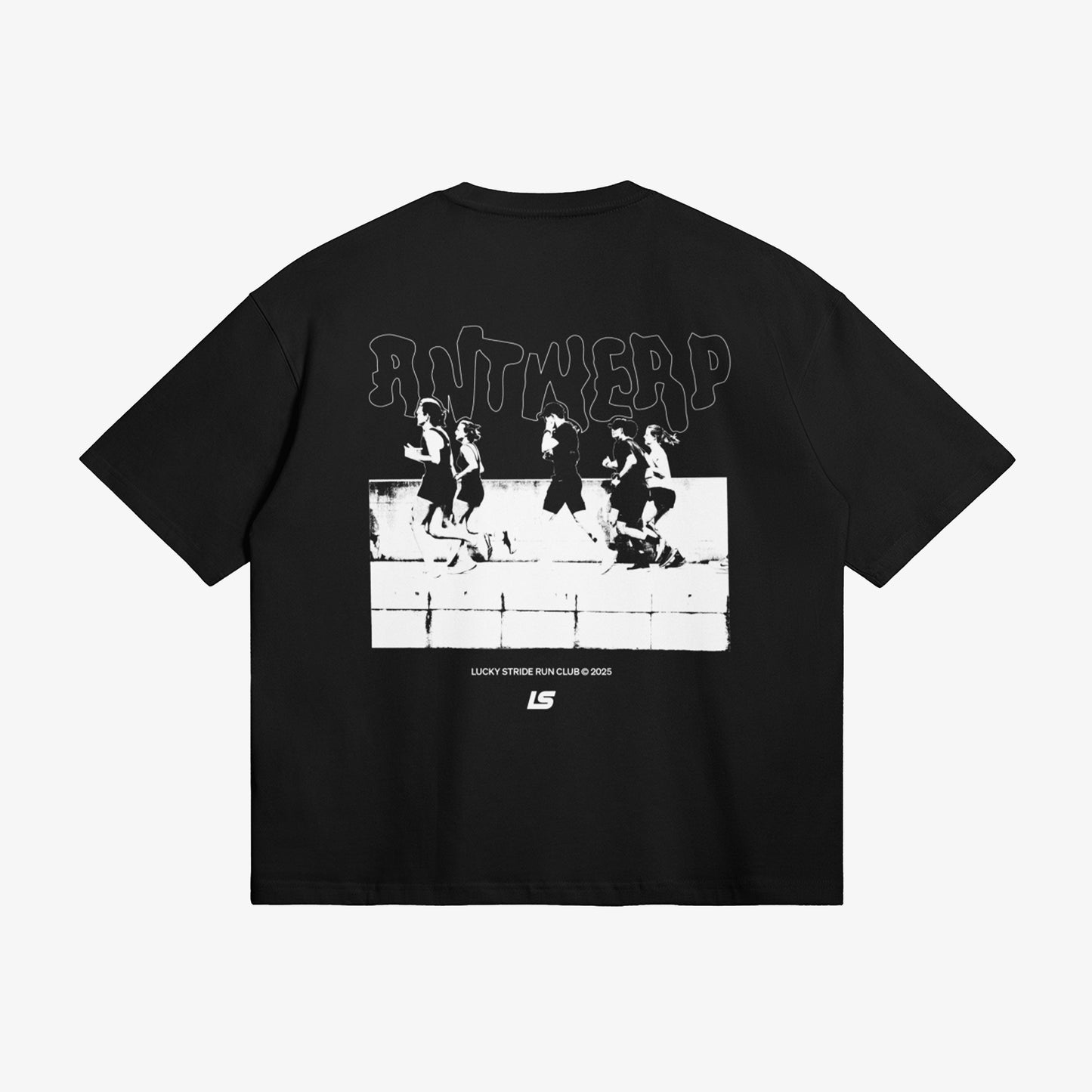 Antwerp Crew Tee — Black