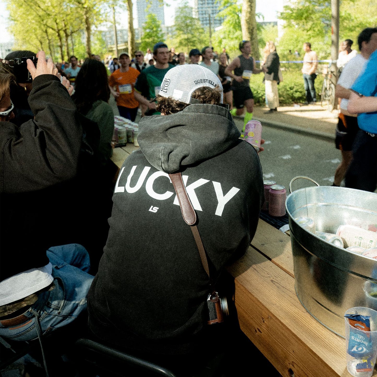 Lucky Zip — Washed Black