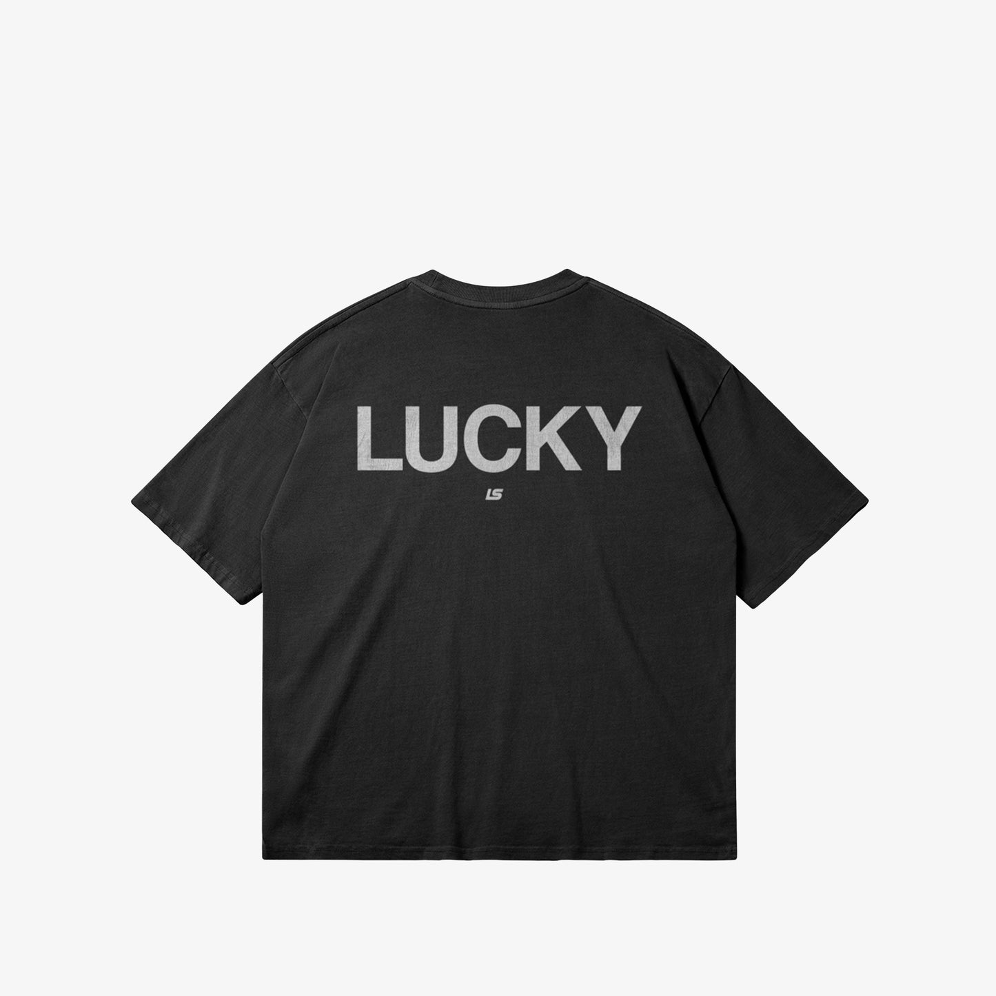 Lucky You Tee — Charcoal
