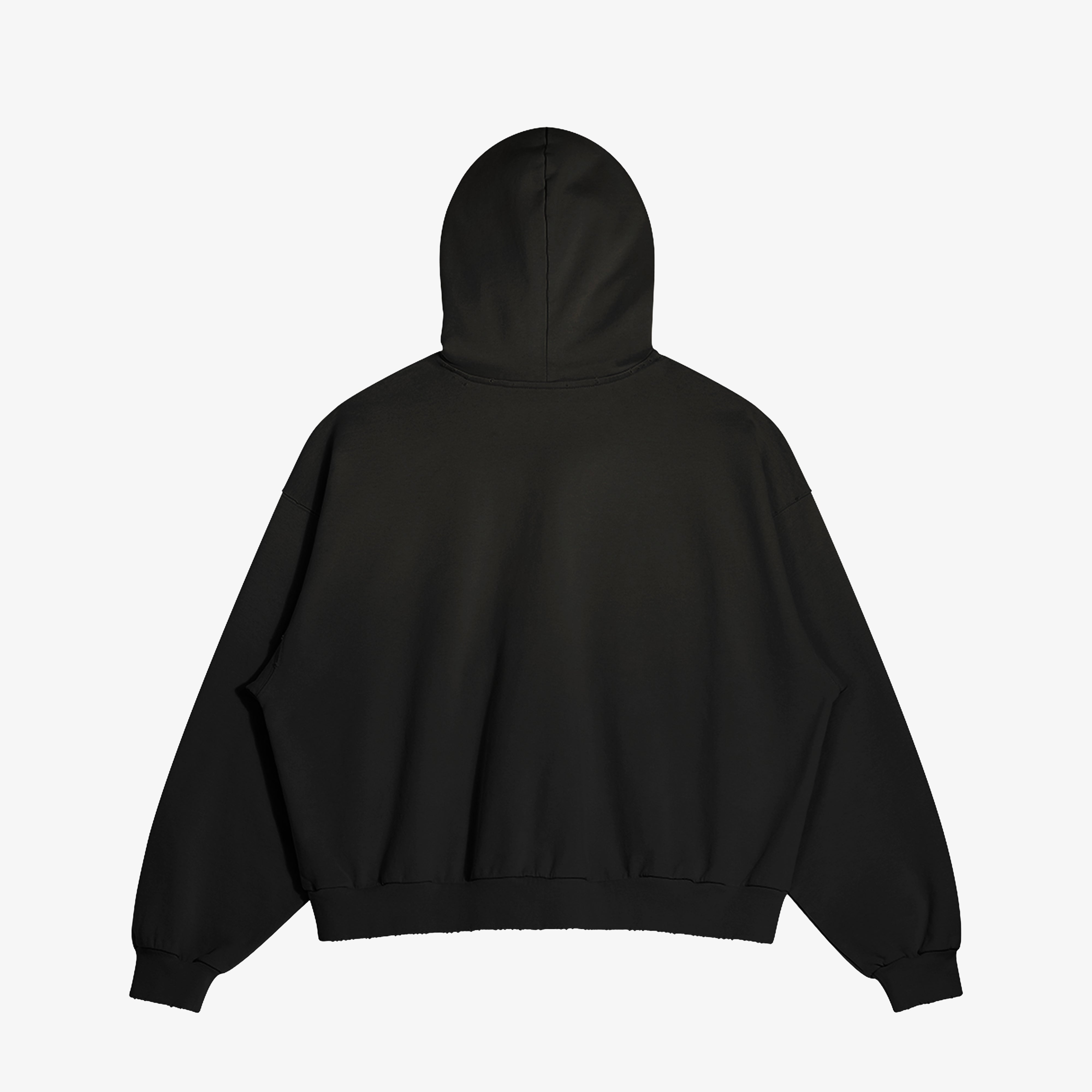 Chrome Hoodie — Faded Black