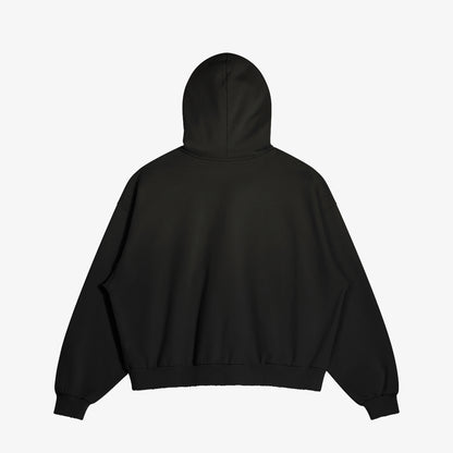 Chrome Hoodie — Faded Black