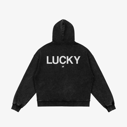 Lucky Zip — Washed Black