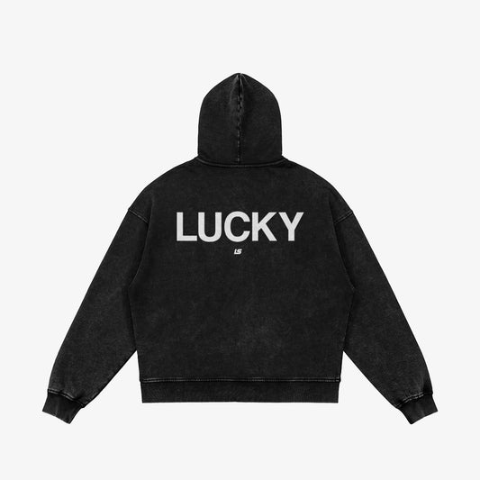 Lucky Zip — Washed Black
