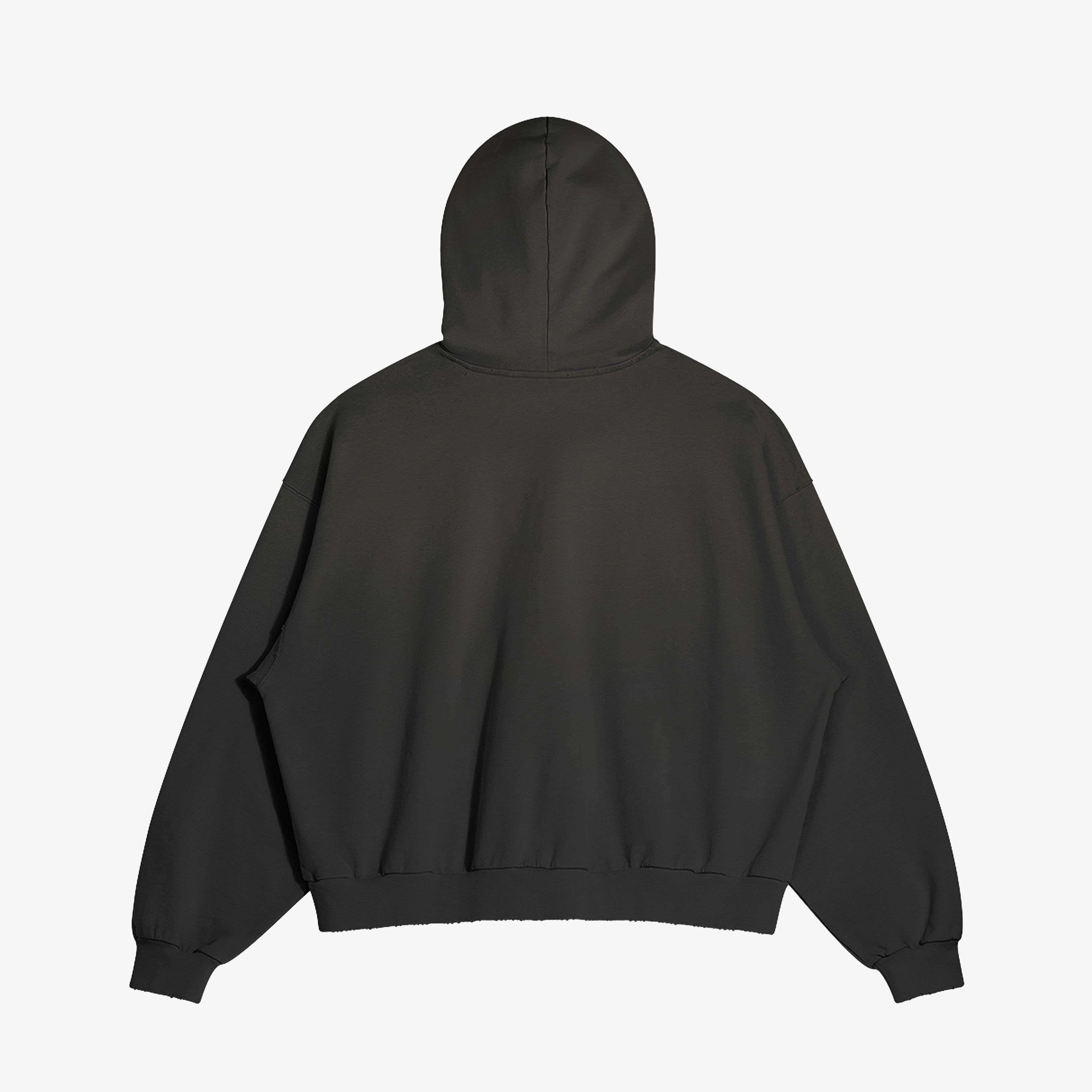 Greyhound Hoodie — Faded Black