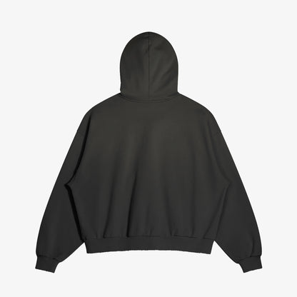 Greyhound Hoodie — Faded Black